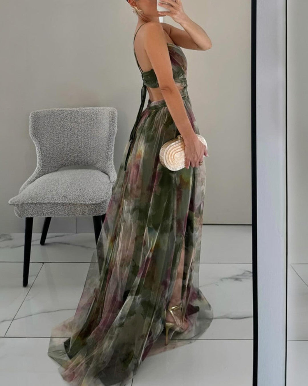 Marta | Vestido Largo Floral Encantador