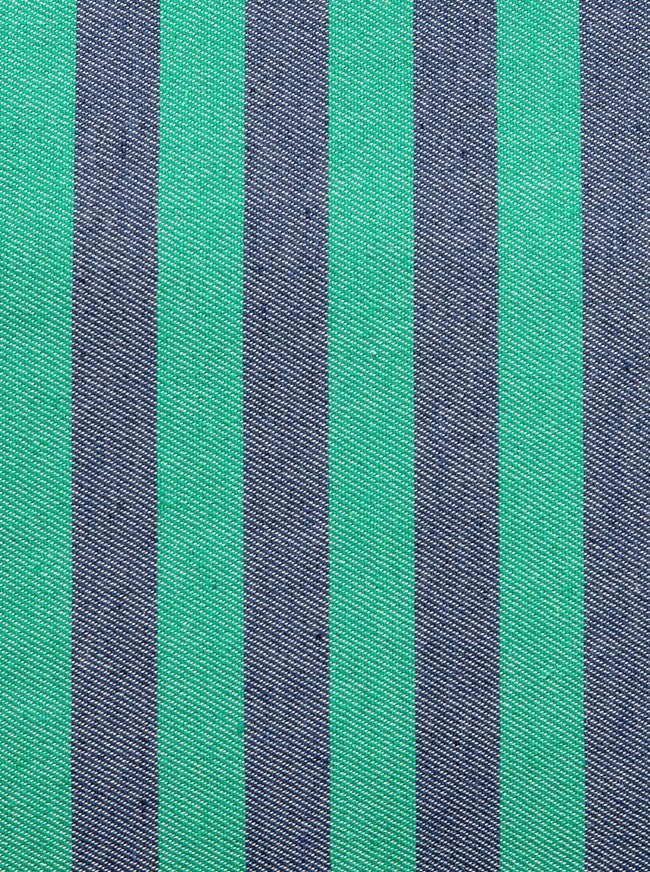 Neceser Rayas Denim y Verde