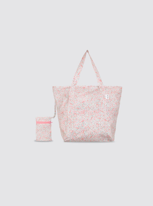 Bolsa de Playa Pequeña Flores Catalina Rosa