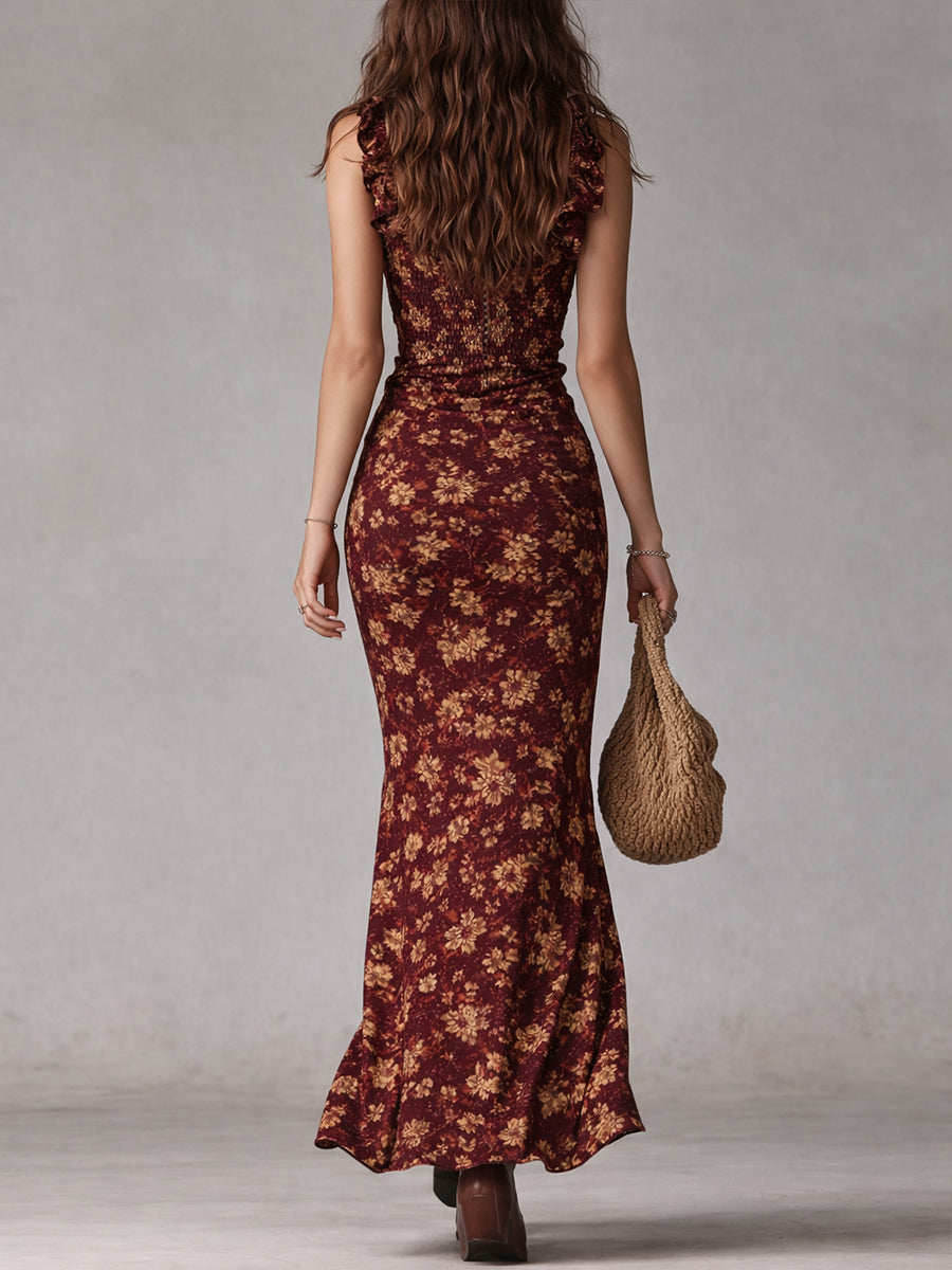 Victoria | Vestido Largo de Estilo Retro Elegante