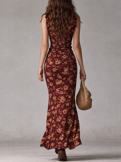Victoria | Vestido Largo de Estilo Retro Elegante