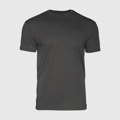 Camiseta de manga corta con bolsillo de carbono