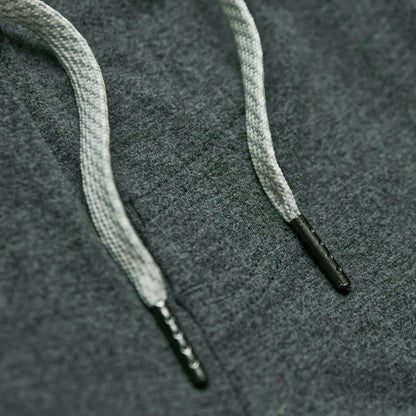 Pantalones cortos deportivos cómodos de color gris carbón jaspeado