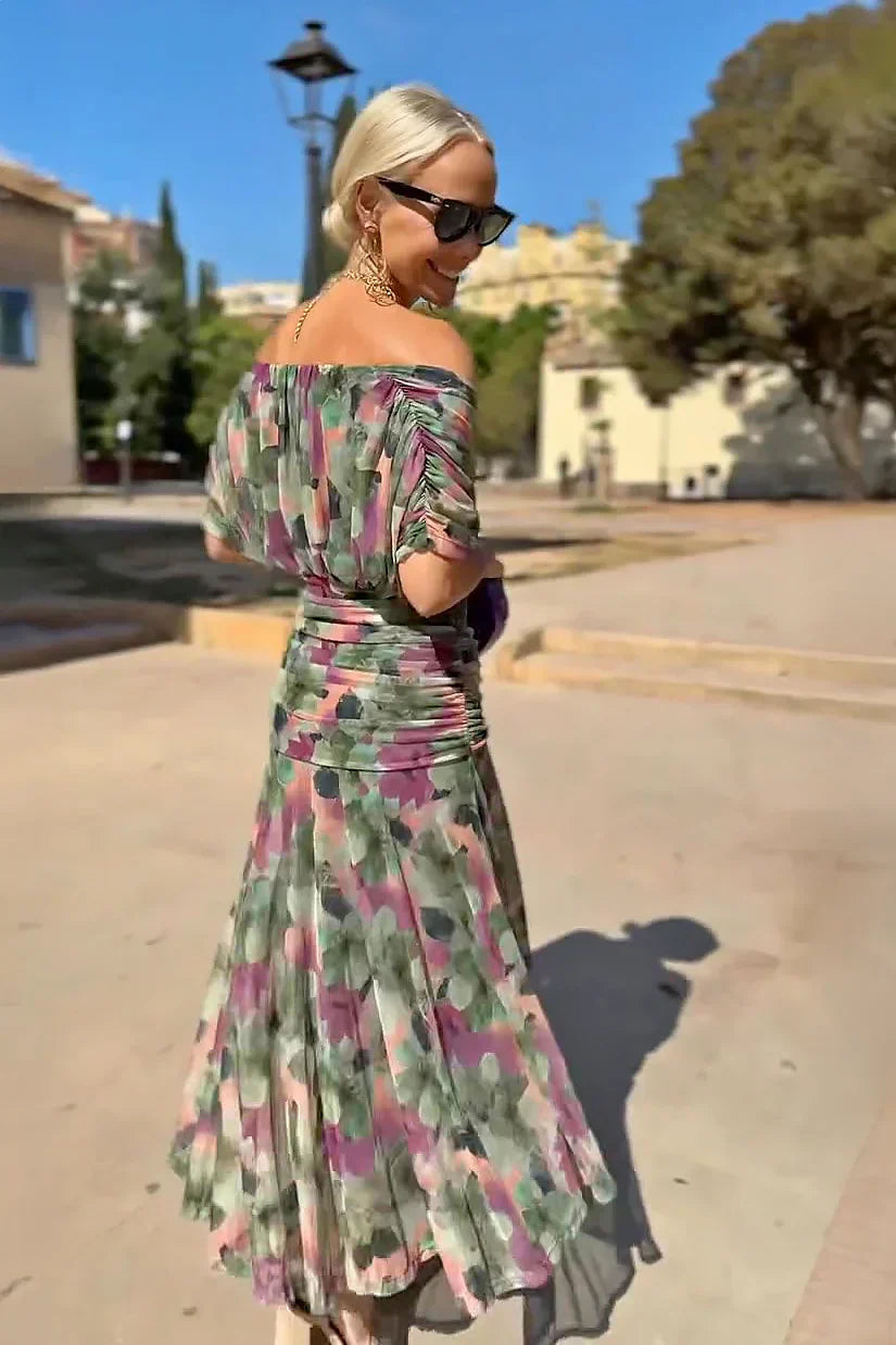 Amara | Vestido de Noche Coral