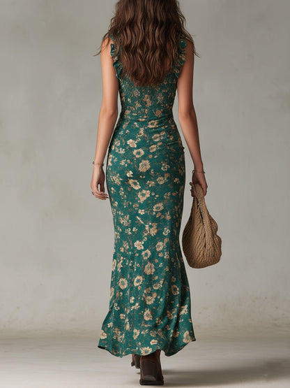 Victoria | Vestido Largo de Estilo Retro Elegante
