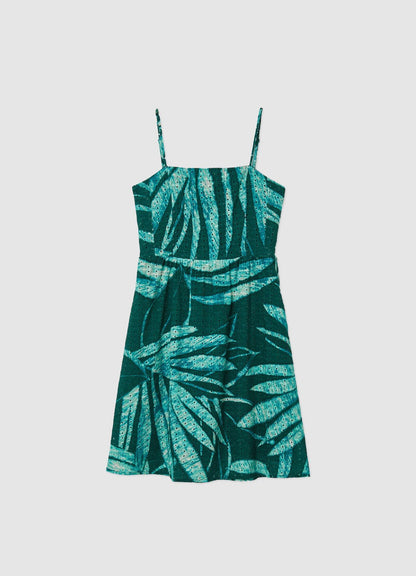 Vestido largo estampado de Sangallo