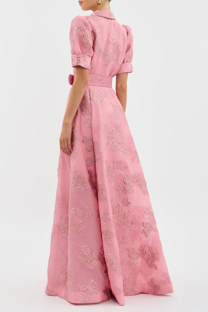 Nora | Vestido Corto con Mangas Abullonadas