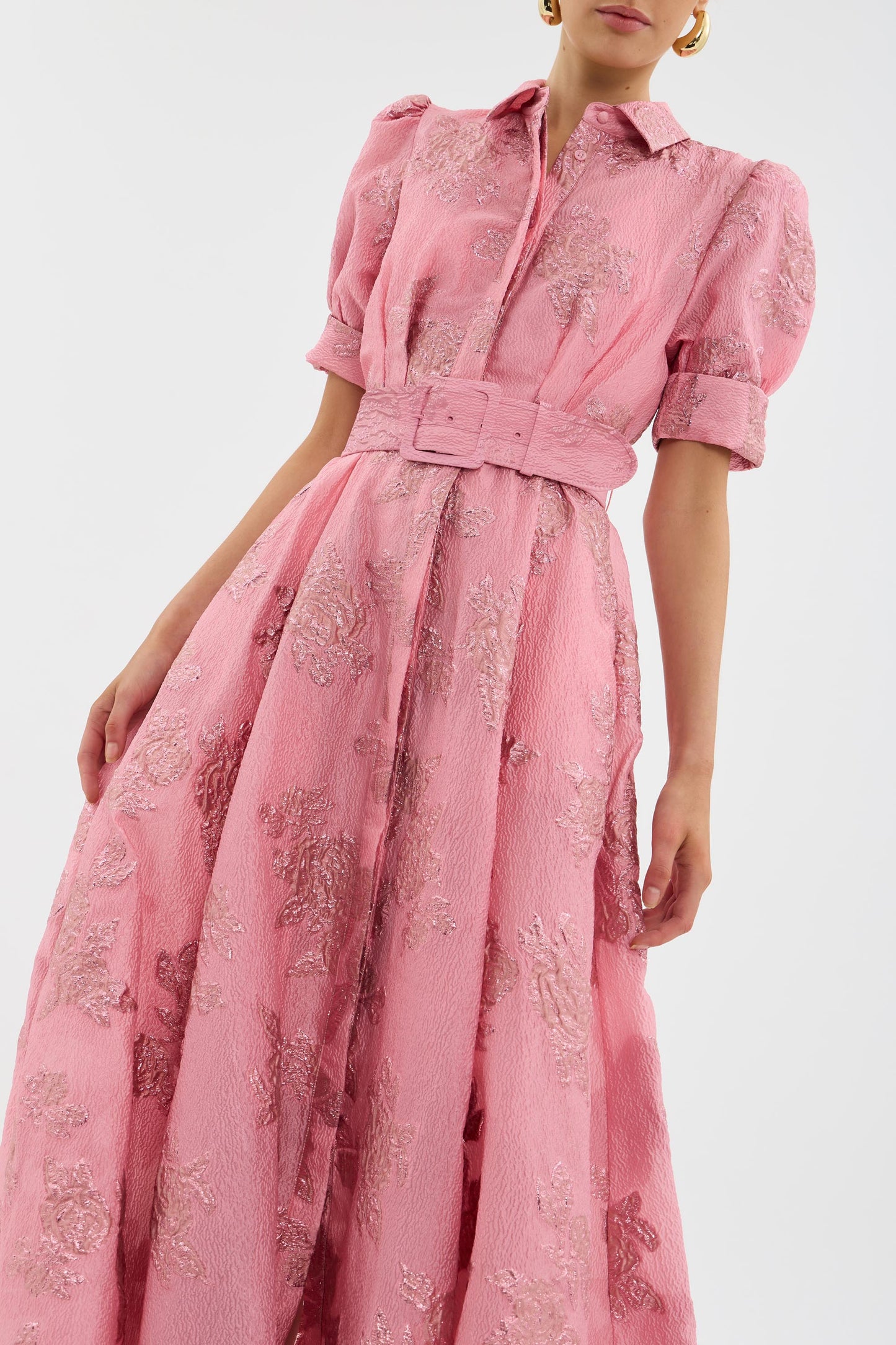 Nora | Vestido Corto con Mangas Abullonadas