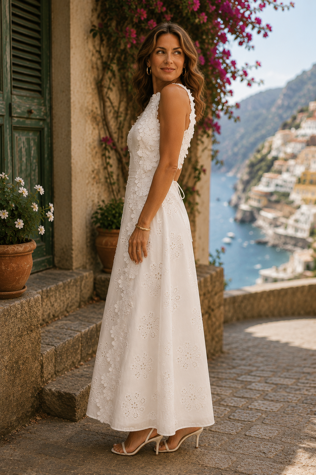 Renata | Vestido Largo Bordado Elegante