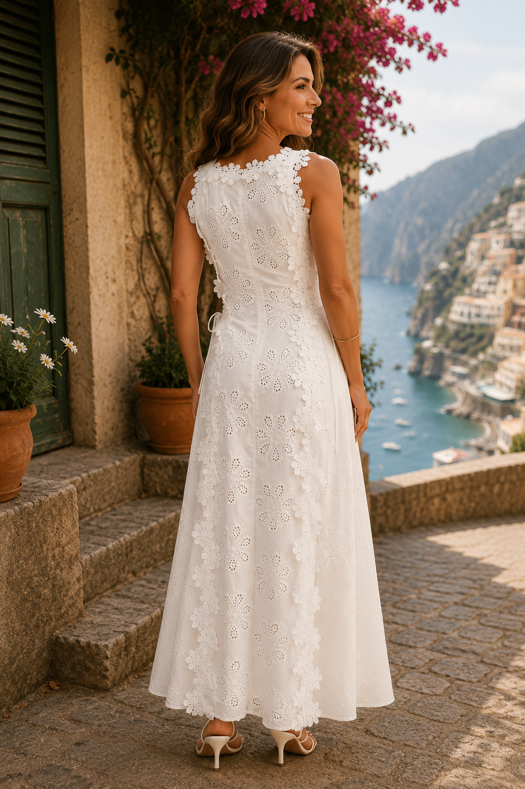 Renata | Vestido Largo Bordado Elegante