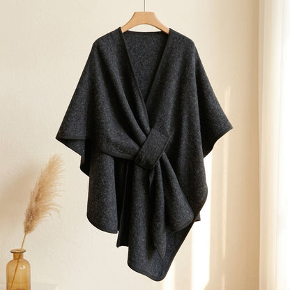 Bufanda tipo poncho larga- Talla única