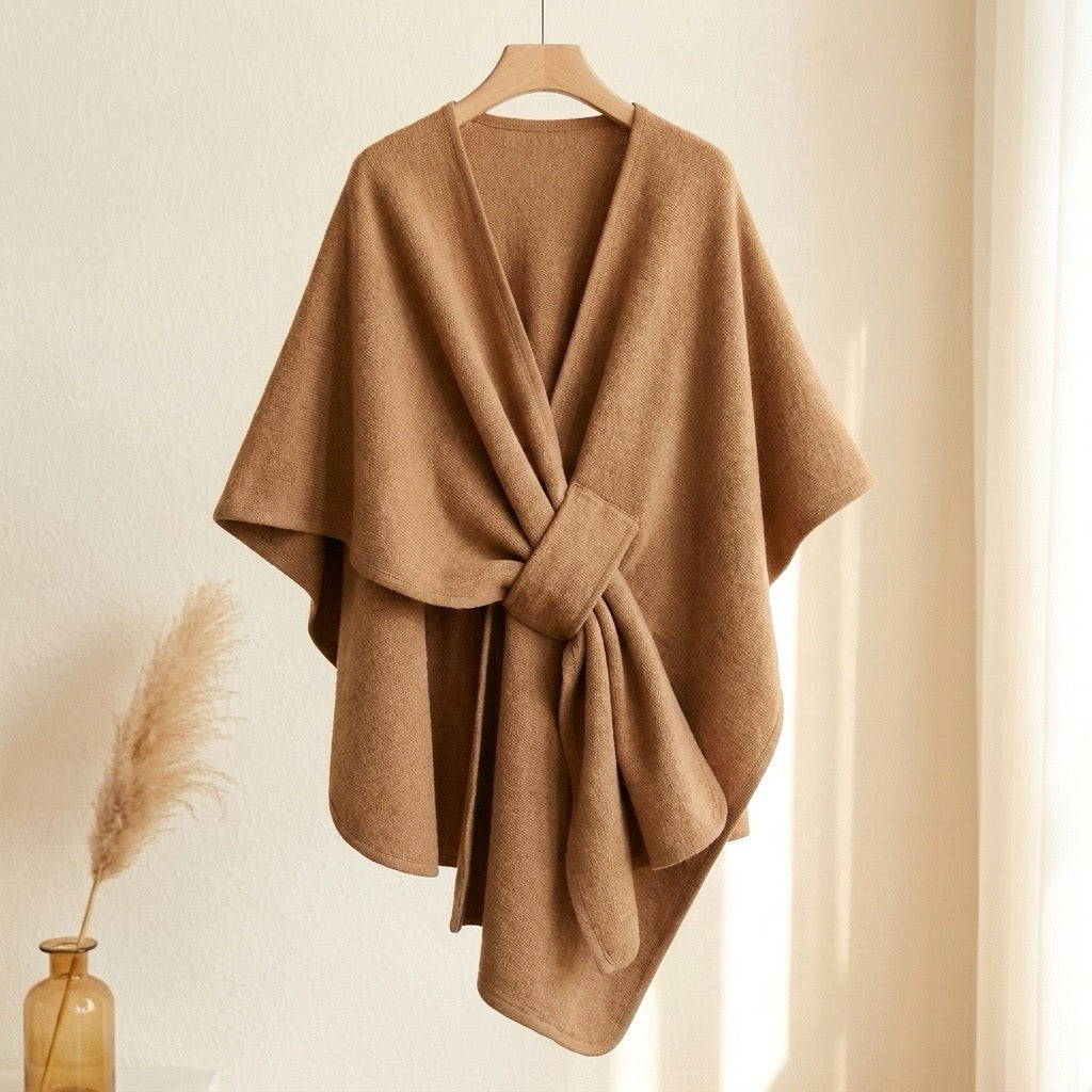 Bufanda tipo poncho larga- Talla única