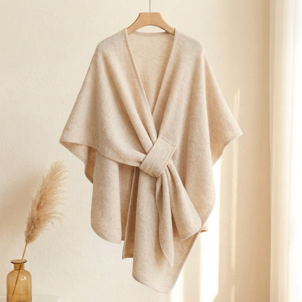 Bufanda tipo poncho larga- Talla única