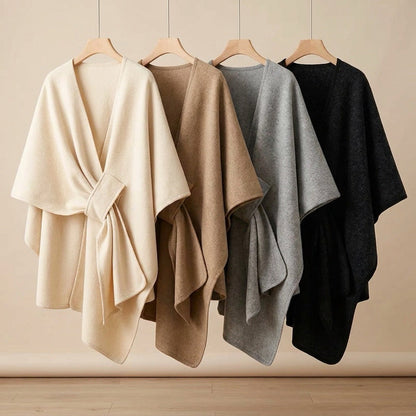 Bufanda tipo poncho larga- Talla única