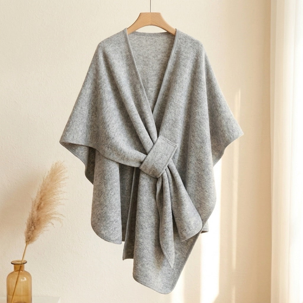 Bufanda tipo poncho larga- Talla única