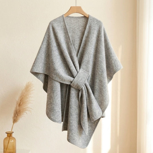 Bufanda tipo poncho larga- Talla única