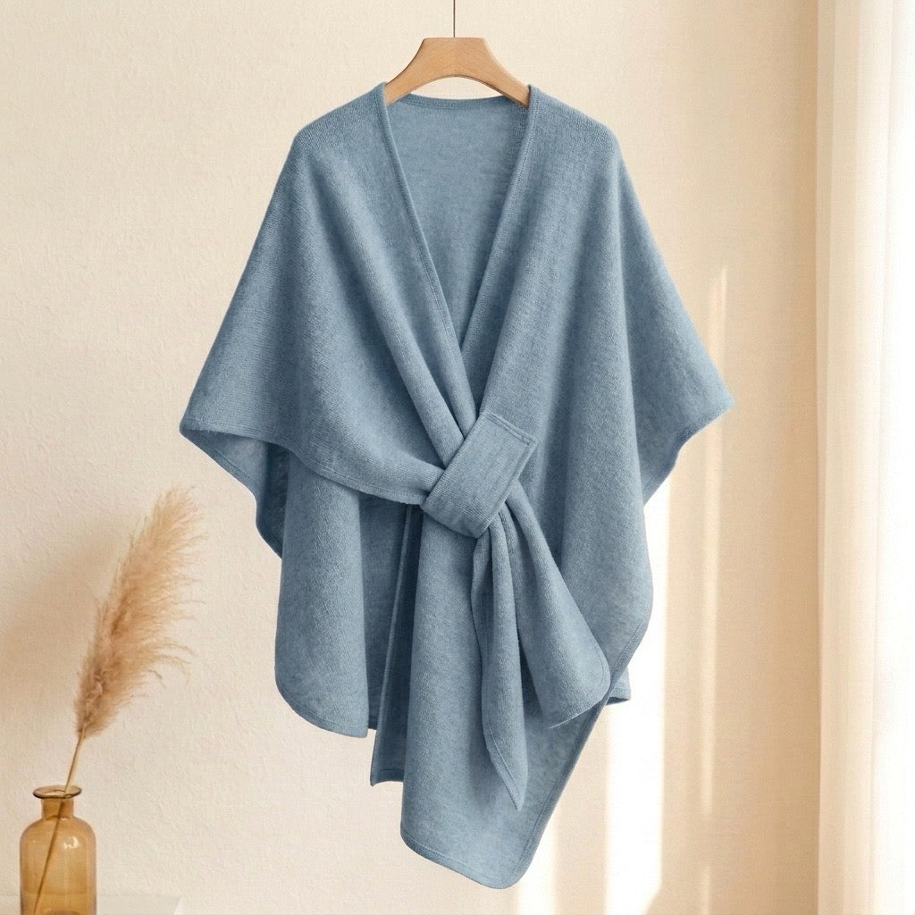 Bufanda tipo poncho larga- Talla única