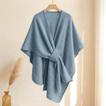 Bufanda tipo poncho larga- Talla única