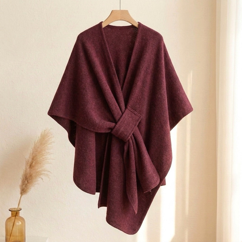 Bufanda tipo poncho larga- Talla única