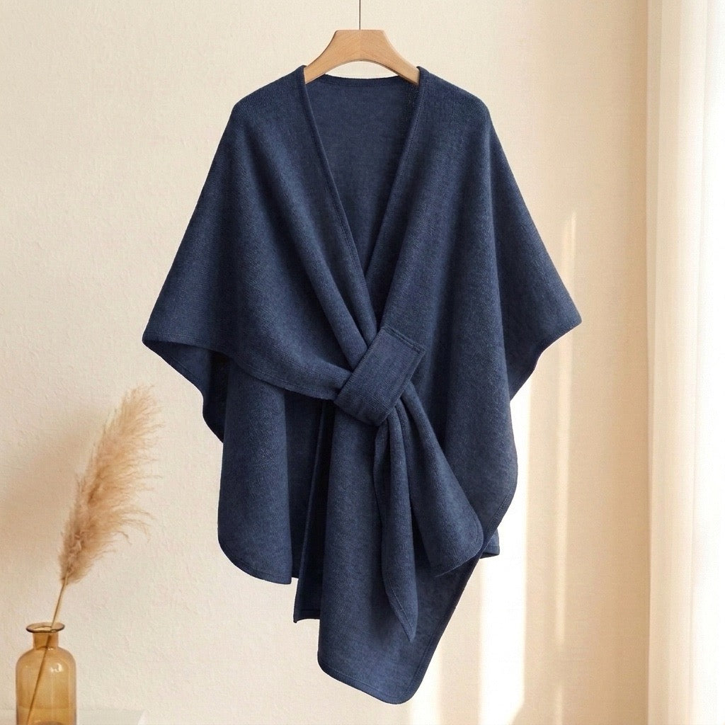 Bufanda tipo poncho larga- Talla única