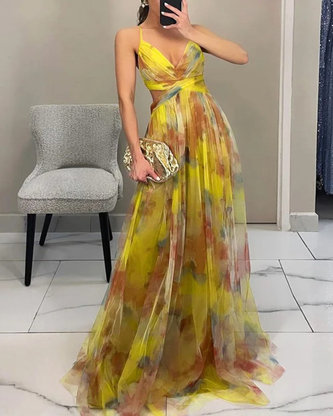 Marta | Vestido Largo Floral Encantador