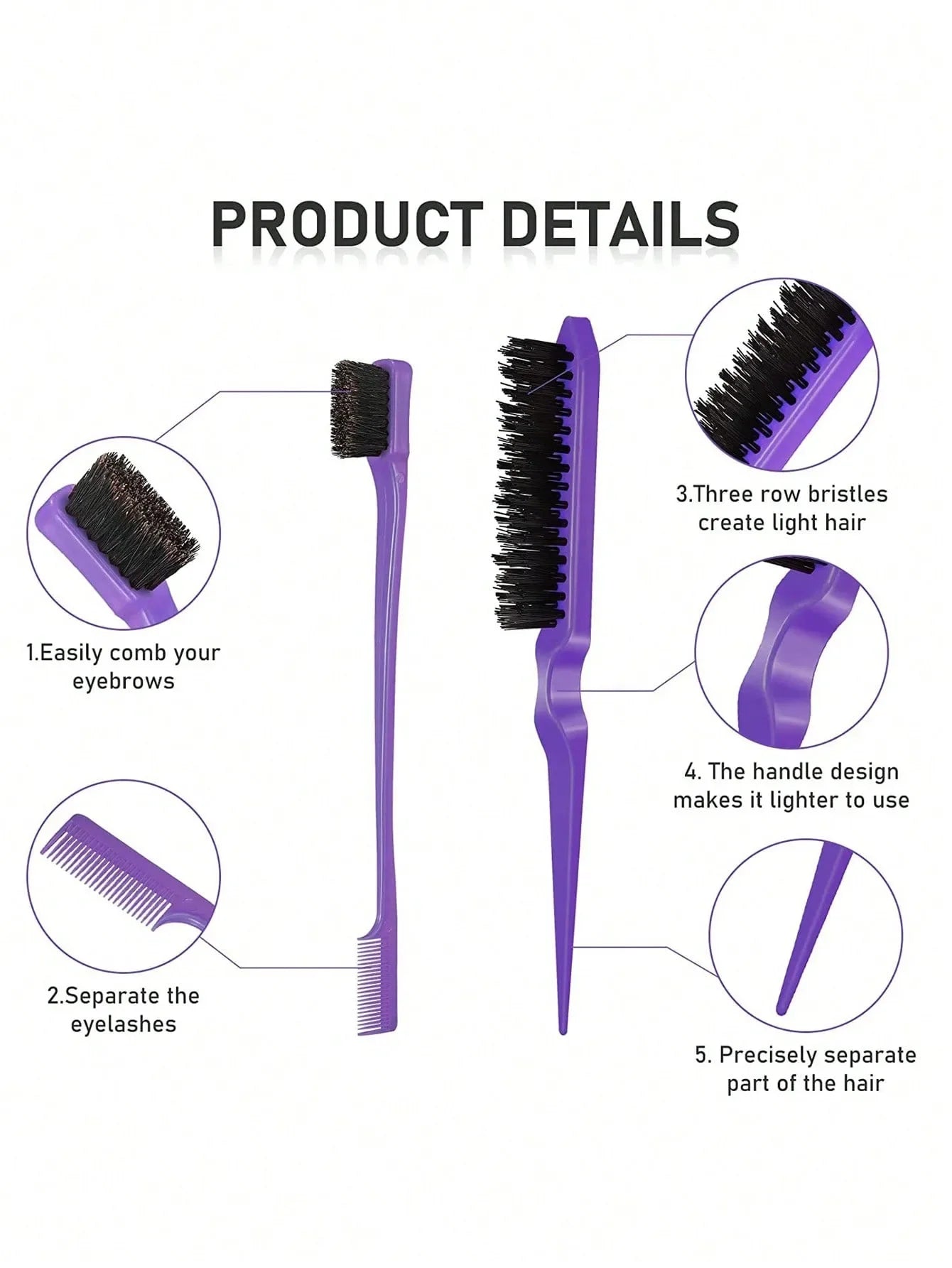 GMF 3 Piece Styling Comb Set