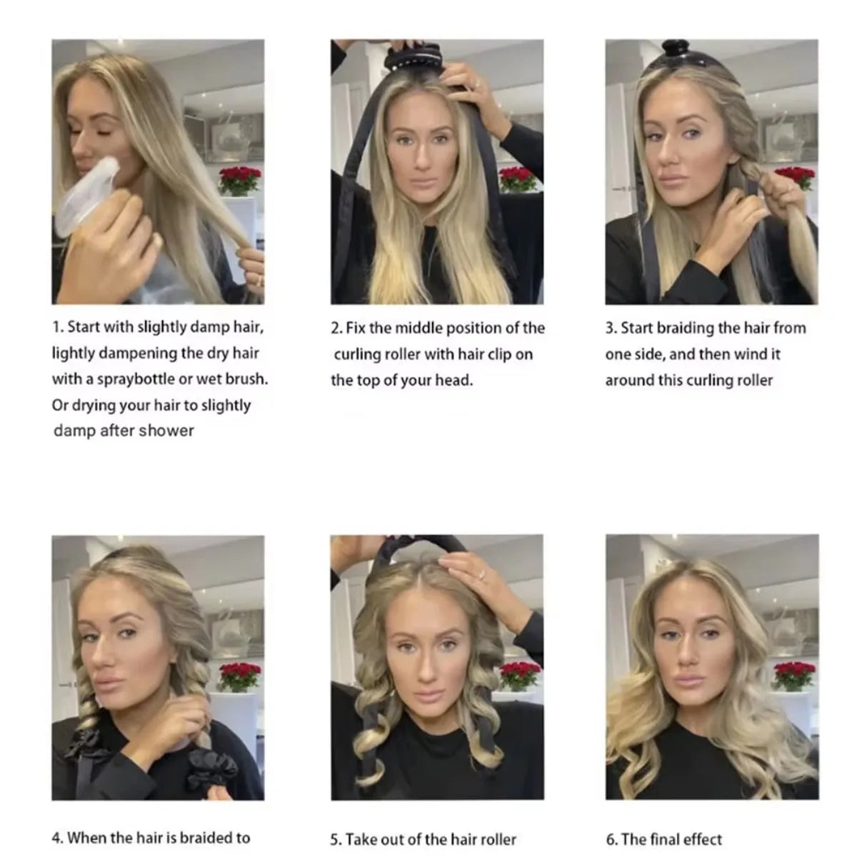 GMF Heatless Curling Headband
