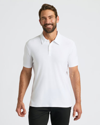 Polo blanco Active