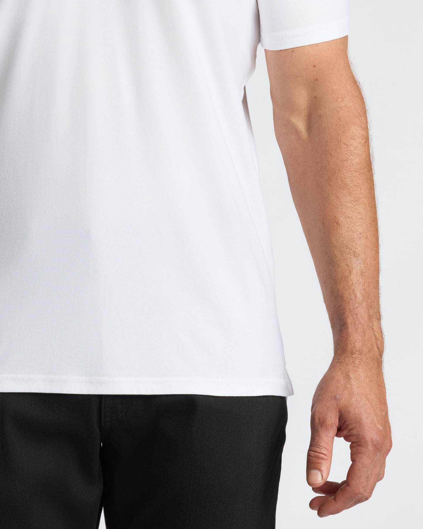 Polo blanco Active