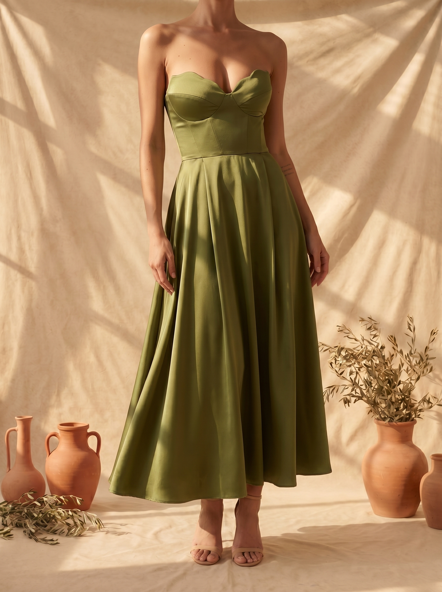 Isabella | Vestido Elegante Sin Tirantes