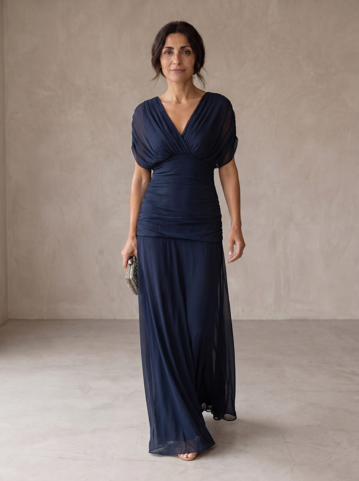 Clara | Vestido Azul de Elegancia Atemporal