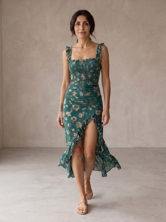 Victoria | Vestido Largo de Estilo Retro Elegante