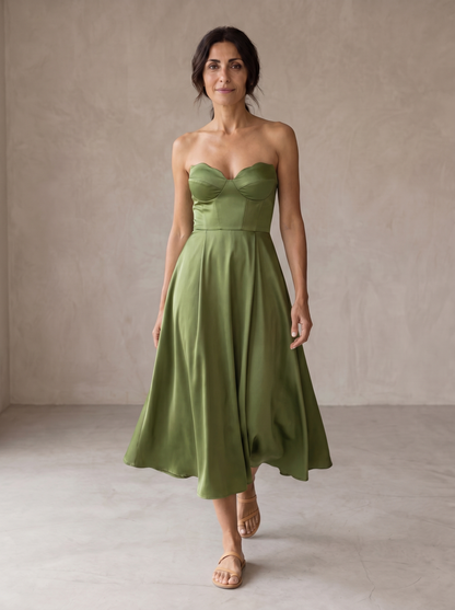 Isabella | Vestido Elegante Sin Tirantes